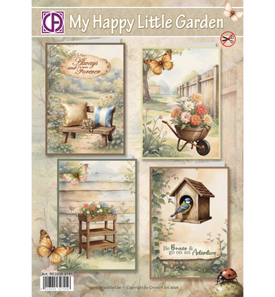 RE2530-0191 - Creative CutOuts - My Happy Little Garden
