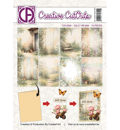CCOA-PLUS-001 - Creative CutOuts - My Happy Little Garden