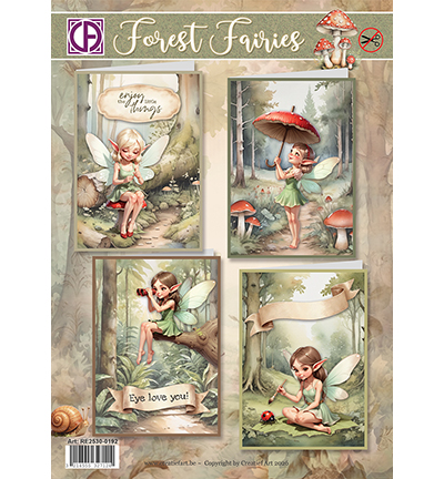 RE2530-0192 - Creative CutOuts - Forest Fairies