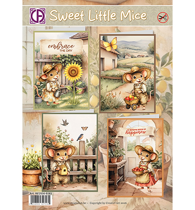RE2530-0193 - Creative CutOuts - Sweet Little Mice