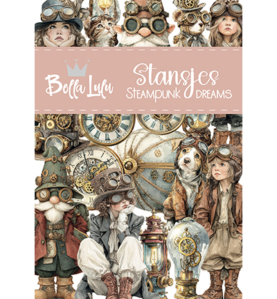 3009-0132 - Bella Lulu - Stansplaatjes Steampunk Dreams - 