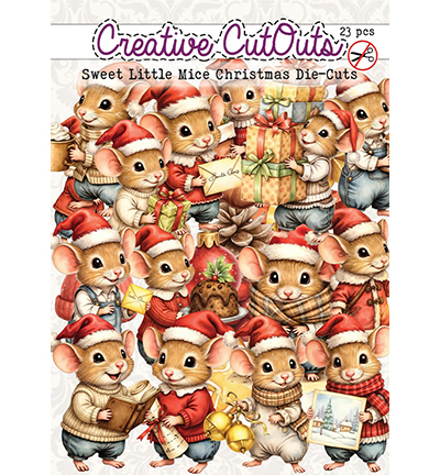 CCODC-002-02 - Creative CutOuts - Sweet Little Mice Christmas