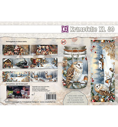 KBS-030 - Creative CutOuts - Krimpfolie Fles/pot XL nr. 30