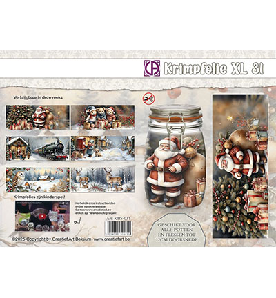 KBS-031 - Creative CutOuts - Krimpfolie Fles/pot XL nr. 31