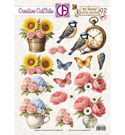 CCO-034 - Creative CutOuts - My Happy Little Garden 02
