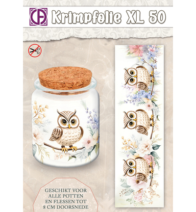 KBS-050 - Creative CutOuts - Krimpfolie Fles/pot, tot 8cm, nr. 50