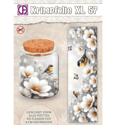 KBS-057 - Creative CutOuts - Krimpfolie Fles/pot, tot 8cm, nr. 57