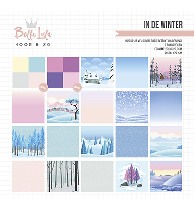 3007/0002 - Bella Lulu - Papier design, Hivernal - 