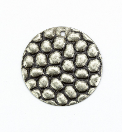 2-MAS - Kippers - (14) Munt, rond, antiek zilver