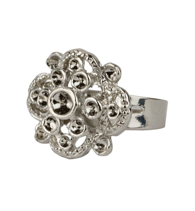 12011-1092 - Hobby Crafting Fun - Jewelry ring, Platinum