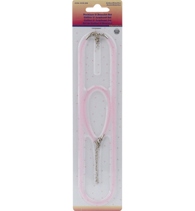 12138-3806 - Hobby Crafting Fun - Halsketting + Armband, pink