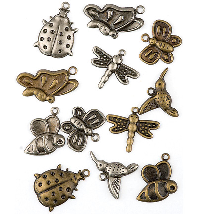11810-1002 - Hobby Crafting Fun - Assorted, bronze and silver