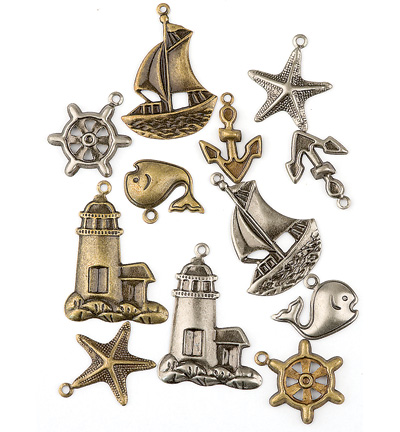 11810-1003 - Hobby Crafting Fun - Assorted, bronze and silver