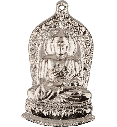 11808-1723 - Hobby Crafting Fun - Pendant buddha, Platinum