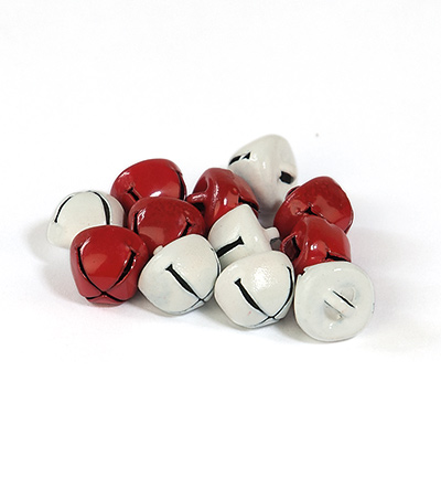 12239-3932 - Hobby Crafting Fun - Bells, Red & White