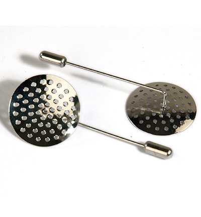 12278-7811 - Hobby Crafting Fun - Brooch Pin with Sieve & long pin