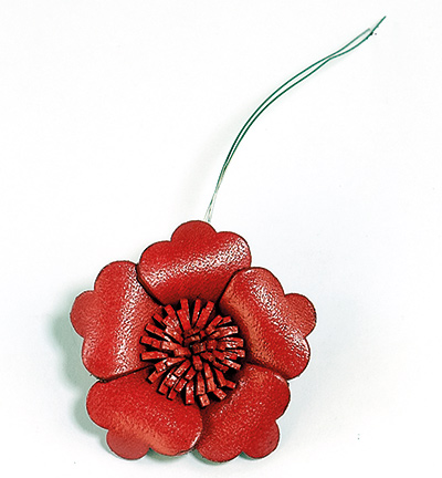 12286-8633 - Hobby Crafting Fun - Flower Red