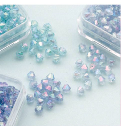 12034-0404 - Hobby Crafting Fun - Acrylic beads trio, diamond shape