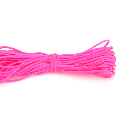 12284-8404 - Hobby Crafting Fun - Shamballa Cord, Neon Pink