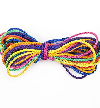 12316-1601 - Hobby Crafting Fun - Twisted Cord, Rainbow