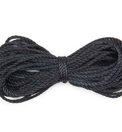 12316-1612 - Hobby Crafting Fun - Twisted Cord, Black