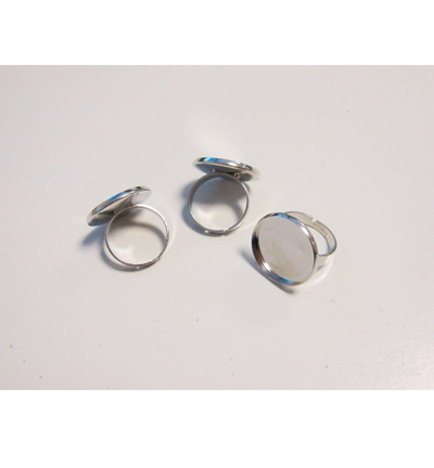 12332-3212 - Hobby Crafting Fun - Finger Ring, Platinum