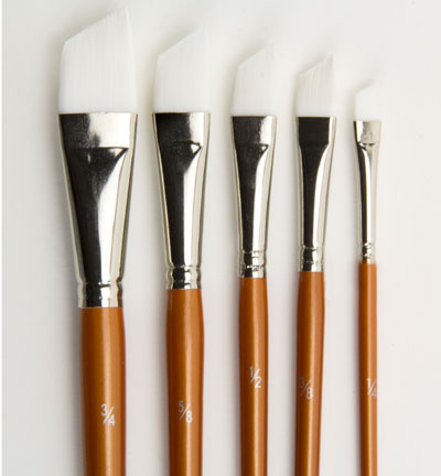 12185-8350 - Hobby Crafting Fun - Artist Brush Set (5x angular)