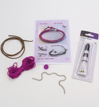 12360-6005 - Hobby Crafting Fun - Armbandset Violett