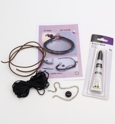 12360-6012 - Hobby Crafting Fun - Bracelet Set Noir