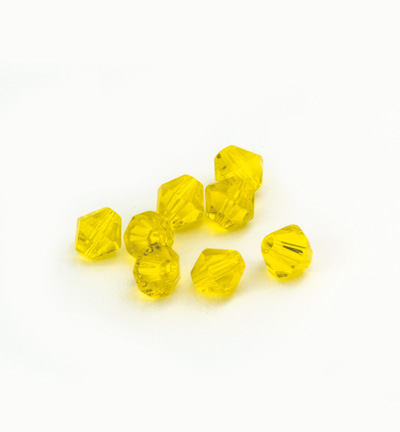 11809-2310 - Hobby Crafting Fun - Diamond glass beads, Yellow