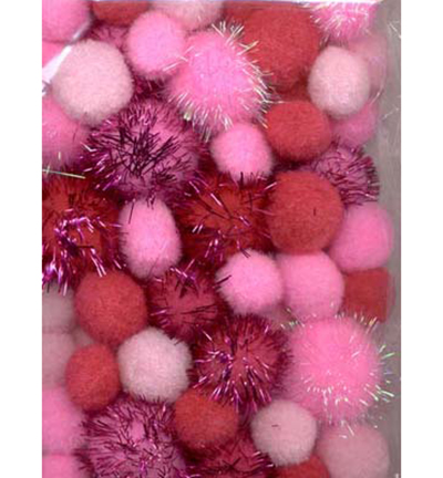 12233-3304 - Hobby Crafting Fun - Mix PomPom Set, Fille