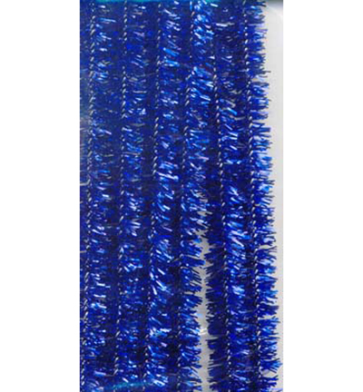 12218-1834 - Hobby Crafting Fun - Set Chenille Glitter, Bleu