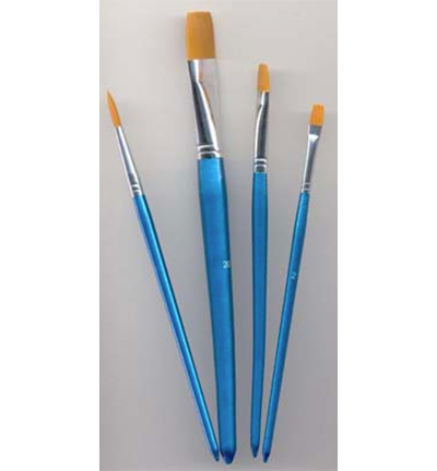 12185-8506 - Hobby Crafting Fun - Artist Brush Set, round, flat