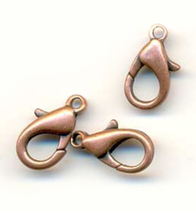 11808-1243 - Hobby Crafting Fun - Lobster clasp, Antique Copper