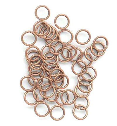 12024-0053 - Hobby Crafting Fun - Split ring (hardened), Antique Copper