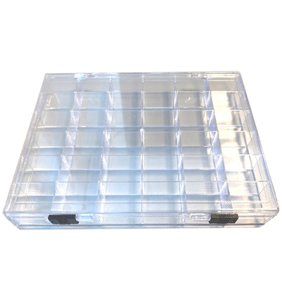 12294-9408 - Hobby Crafting Fun - Storage Box, 36 compartments, 24.5x18x3cm
