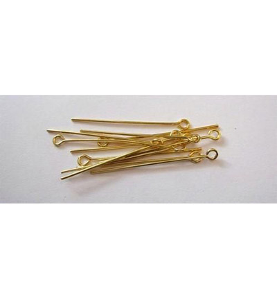 10316-3202 - Hobby Crafting Fun - Eye pin, 32mm, Gold