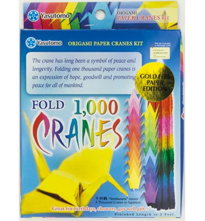 OC1001 - Origami - Cranes Kit feuille dorée