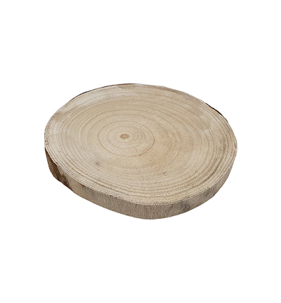 SL1174 - Kippers - Disque déco en bois naturel ±25cm