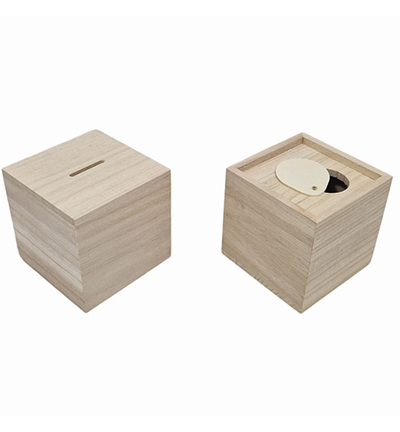 1156N/SL228 - Kippers - Money box square with fixed bottom