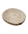 8510 - Decoratie boomschijf natural met schors ± 35cm