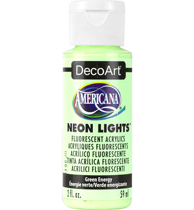 DA343-3 - DecoArt - Neon Lights Green Energy