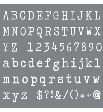 ANDY112-K - DecoArt - Typeface