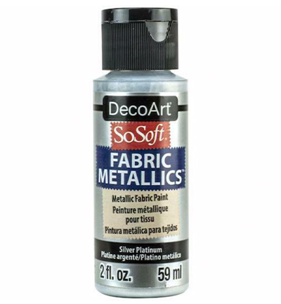 DSM02-30 - DecoArt - Metallics Paint, Silver Platinum