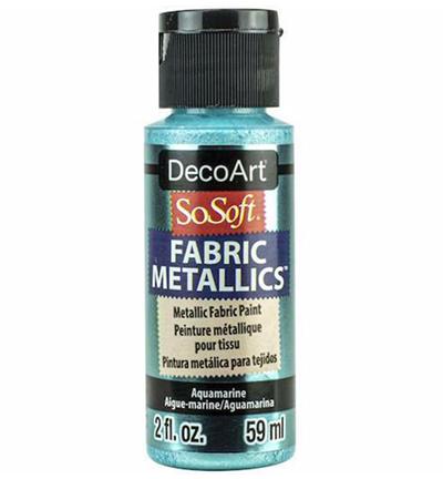 DSM35-30 - DecoArt - Metallics Paint, Aquamarine