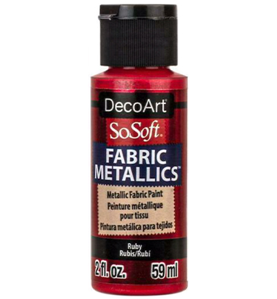 DSM39-25 - DecoArt - Metallics Paint, Ruby