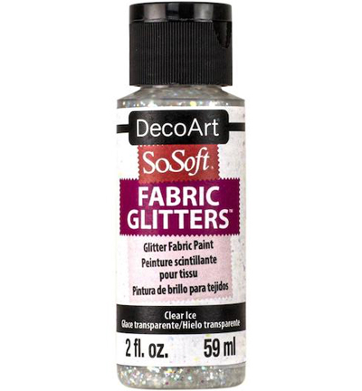 DSSFG01-30 - DecoArt - Glitters Paint, Clear Ice