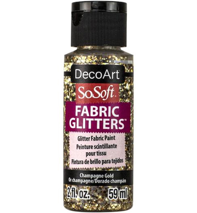 DSSFG02-30 - DecoArt - Glitters Paint, Champagne Gold
