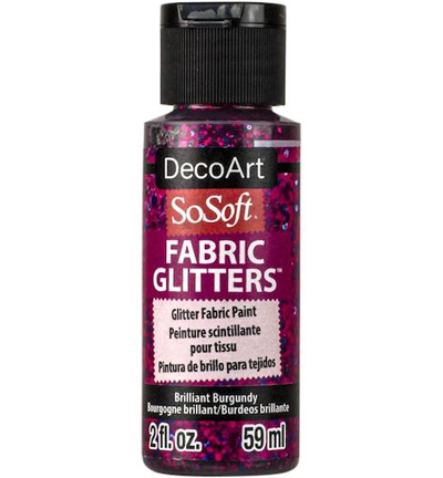 DSSFG08-30 - DecoArt - Glitters Paint, Brilliant Burgundy