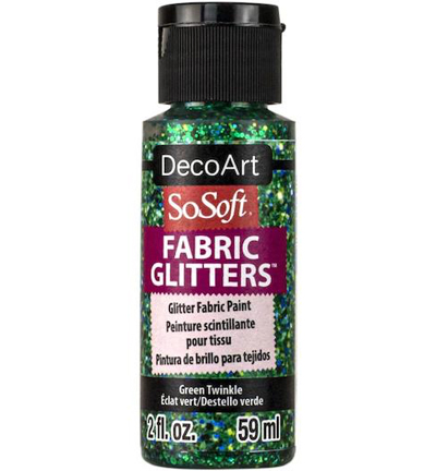 DSSFG10-30 - DecoArt - Glitters Paint, Green Twinkle